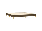 Lysvia bed base with dark brown mattress 200x200 CYRO61429