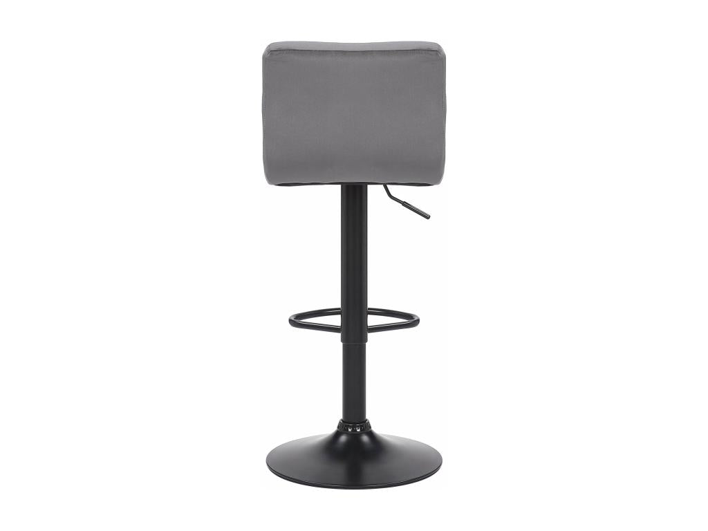 Set of 4 grey metal stools 40x40x85 cm 10 0004503 MEKA98807