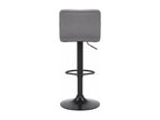 Set of 4 grey metal stools 40x40x85 cm 10 0004503 MEKA98807