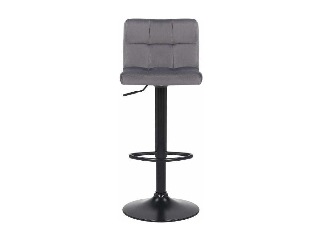 Set of 4 grey metal stools 40x40x85 cm 10 0004503 MEKA98807