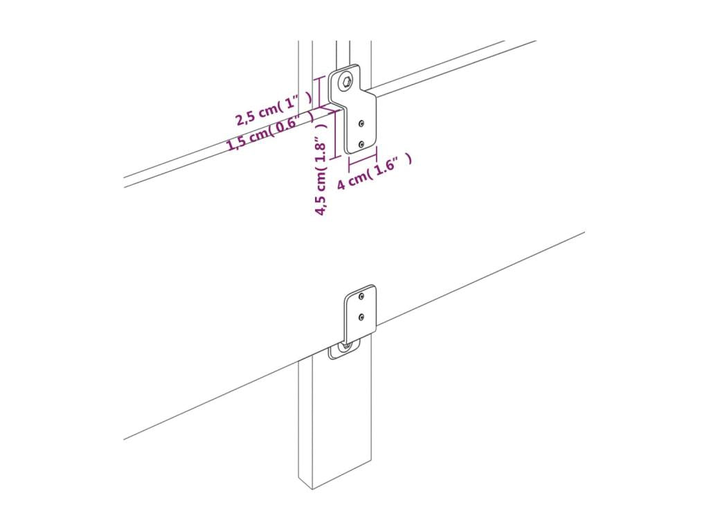 Headboard with wings, Cream, 103x23x78/88 cm, Fabric PWOZ09173