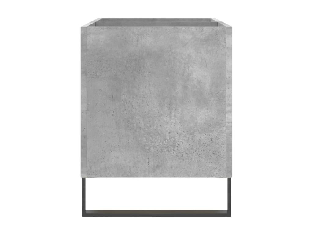 Concrete grey disc cabinet 74.5x38x48 cm engineered wood ONUM12375