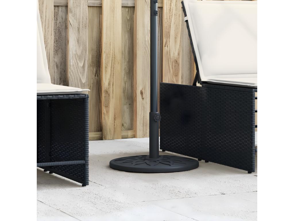 Elariva Premium - Parasol base for 38/48 mm poles, 12 kg, round, SJYV84340