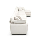 6-piece Corduroy U-Shaped Modular Sectional Sofa with 2 Ottomans