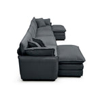 6-piece Corduroy U-Shaped Modular Sectional Sofa with 2 Ottomans