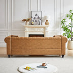 Chesterfield 85.5 Tech Fabric 3-seater Sofa with Cushions