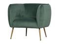 Elariva - Green velvet lounge chair LHVE76369