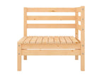 4-piece garden furniture set, solid pine wood XYPD09412