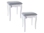 Set of 2 dressing table stools to create cozy corners DBUB83994