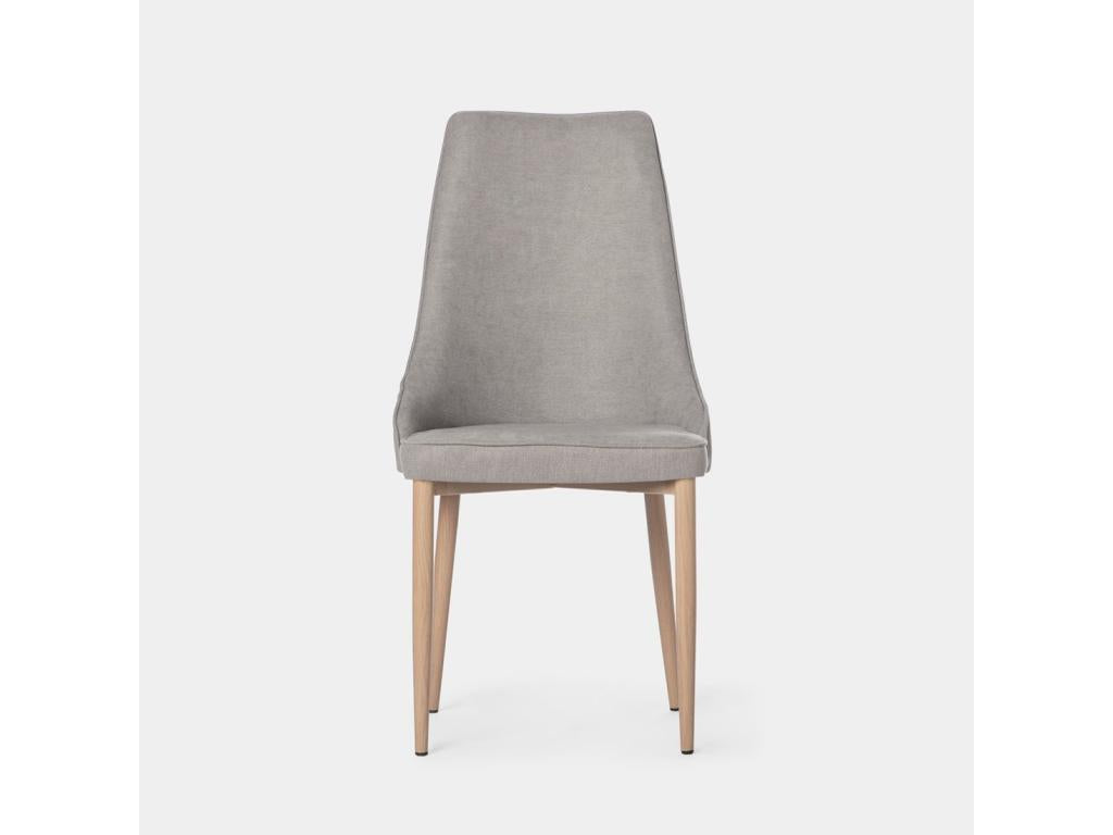 Grey fabric dining chair 45x95 cm - Elariva YJSM77563