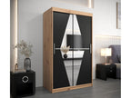 Sliding Door Wardrobe 200/120/62 2 Doors Elariva/Black EICG35614