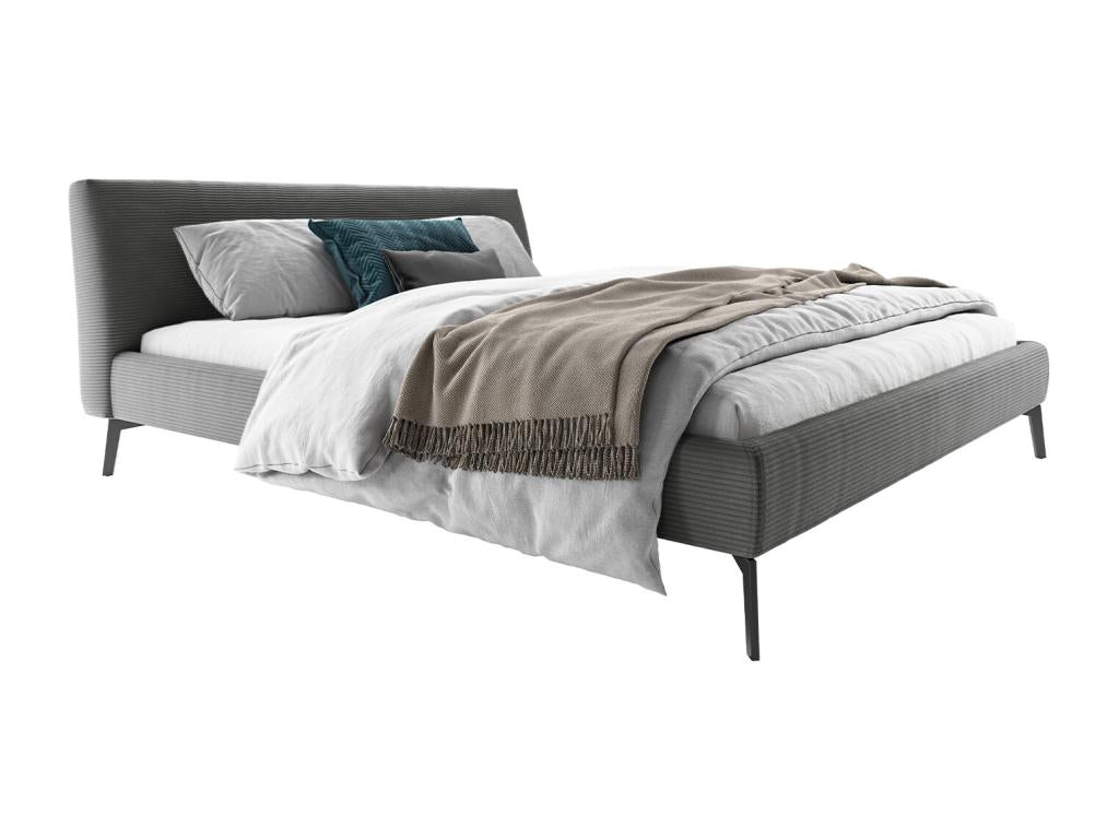 Bed - Grey corduroy - Elariva RXTE18834