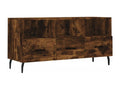 Smoked oak TV stand 102x36x50 cm engineered wood WAHP12269