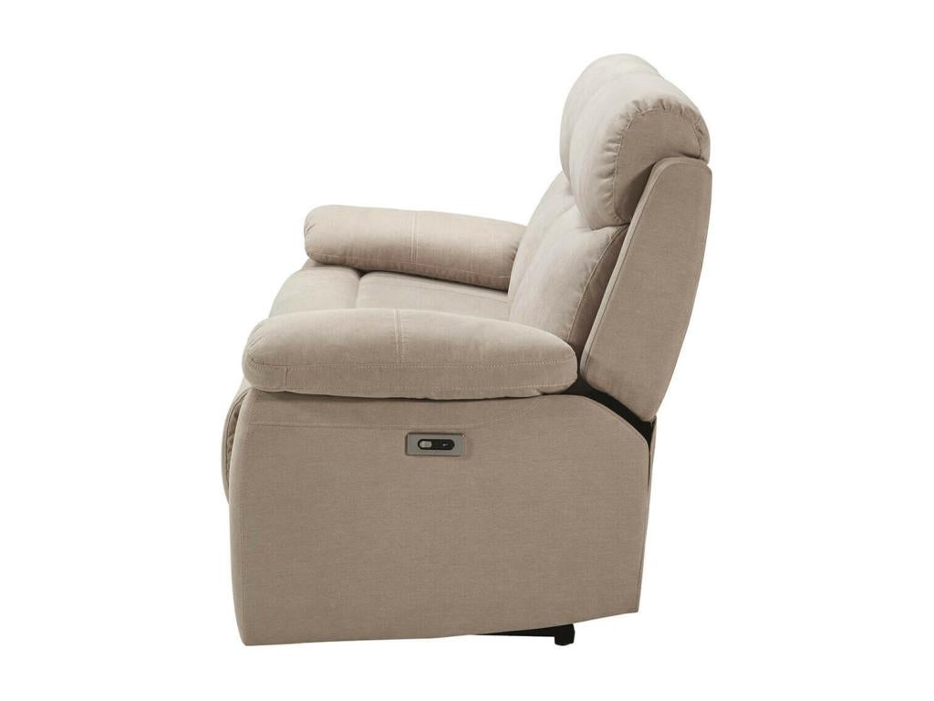 Elariva - 3-Seater Electric Sofa, Beige, Waterproof Fabric NXYT19583
