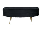 Pouf P 1NOS 100x40x41 Black YOKO06898