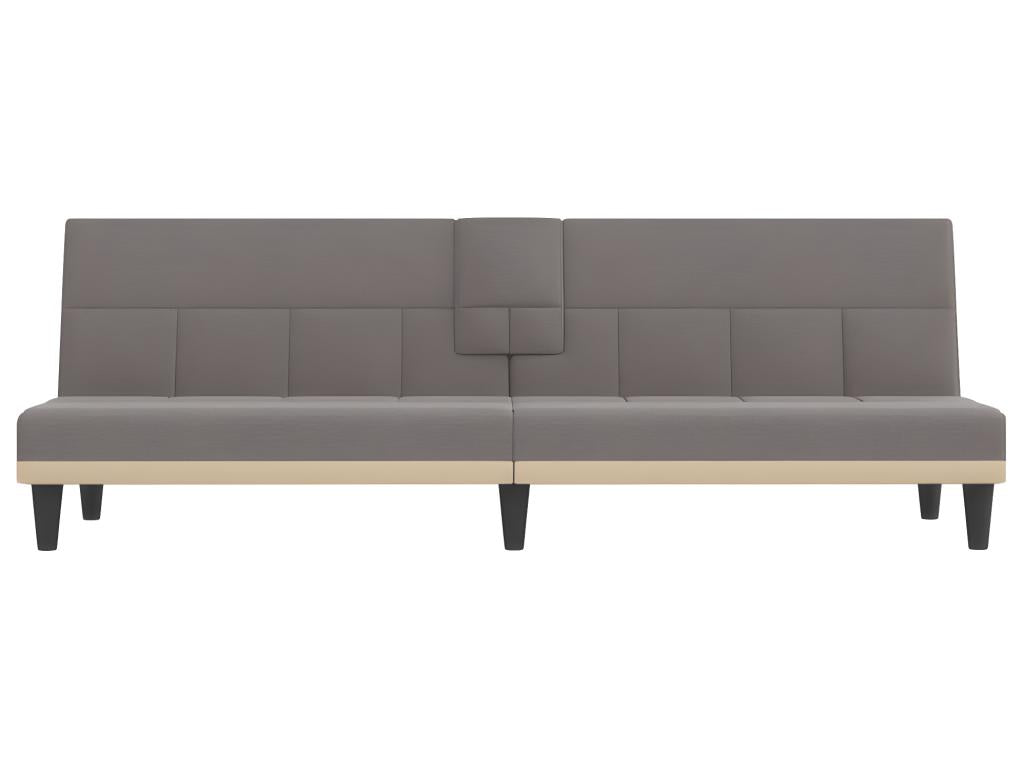 Sofa bed with cup holders, fabric MTRC62687