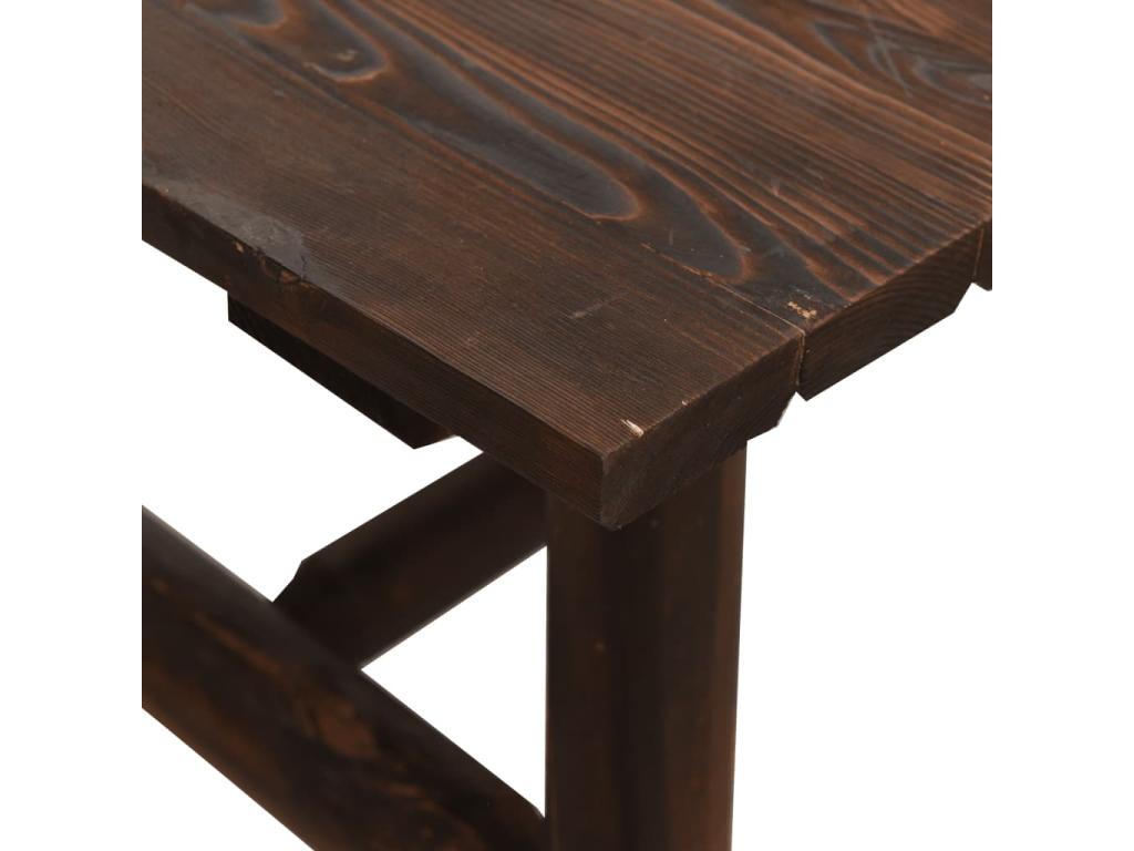 5-piece garden furniture set in solid spruce wood BYUX48396