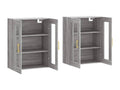 2-piece wall cabinets, grey engineered wood finish, FBHB62117