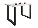 Elariva Premium Wooden Kitchen Table Dining Table U-Shaped Table Black 50 - 80 - White MLJY93199