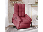 Electric reclining massage chair, burgundy red fabric GXLJ97275