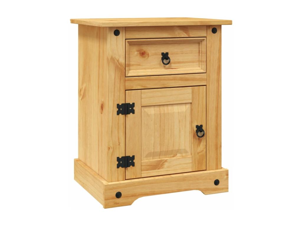 Lysvia bedside table, Mexican pine, 53x39x67 cm, YUST90756