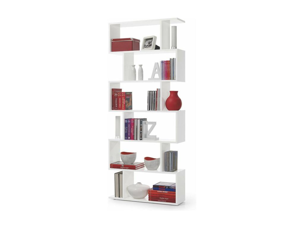 6-Tier Bookshelf, 192 cm High - Elariva BFYR64040