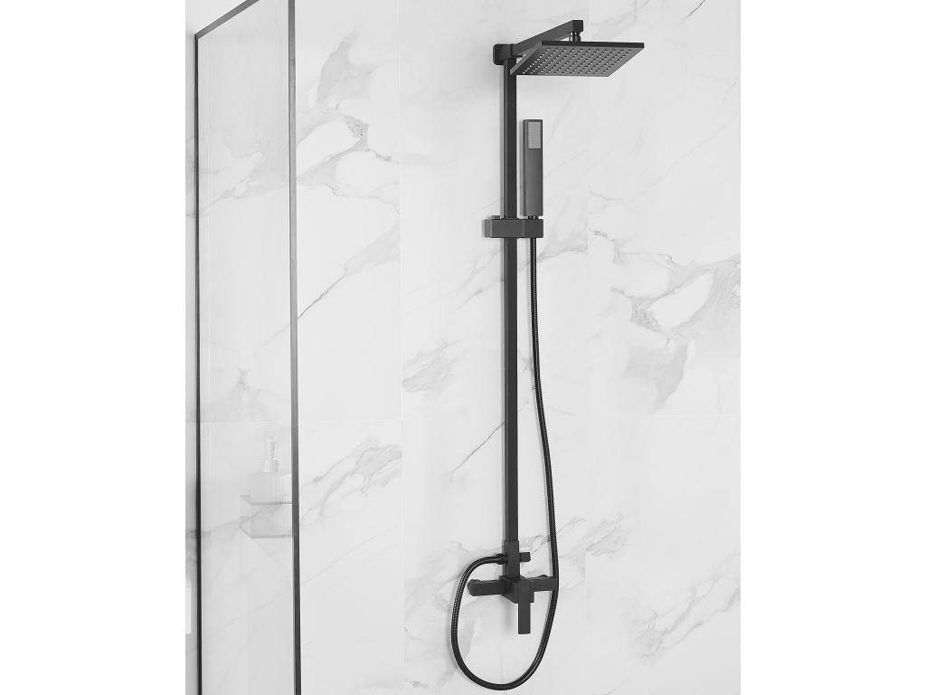 TAGBO Black Shower Set with Mixer Tap and Rain Shower GWYD13884