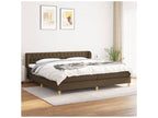 Lysvia bed base with dark brown mattress 200x200 CYRO61429