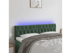 Dark Green LED Headboard 144x7x78/88 cm Velvet EXEE51182