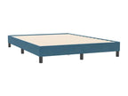 Dark blue velvet bed frame (mattress not included) 140x210 cm IJEL19828