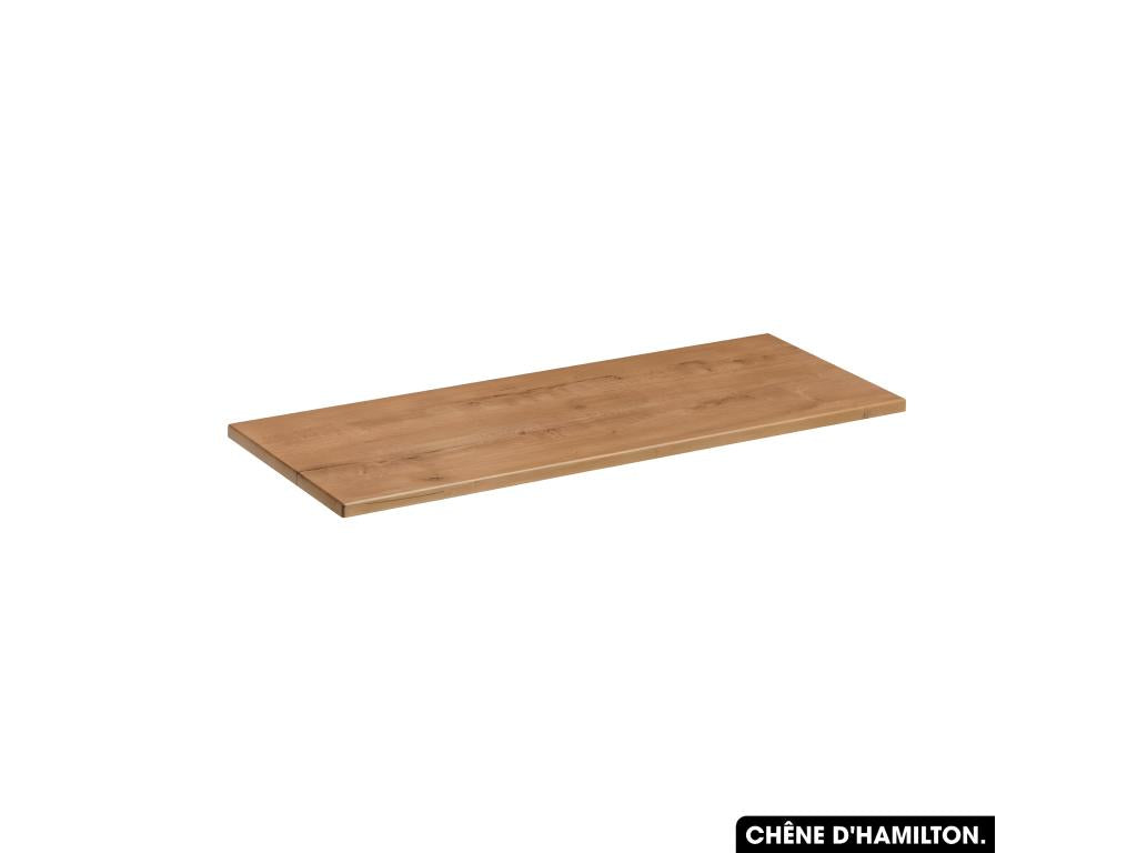 Wooden sink top - Elariva OAK - L.140 x D.47 x H.2.5 GCZM96400
