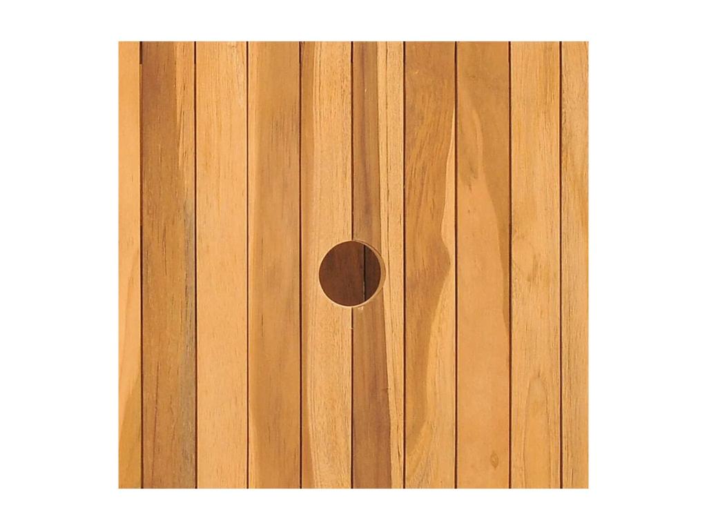 Bathroom cabinet with 2 shelves, 74x45x75cm, solid wood, POJA13234