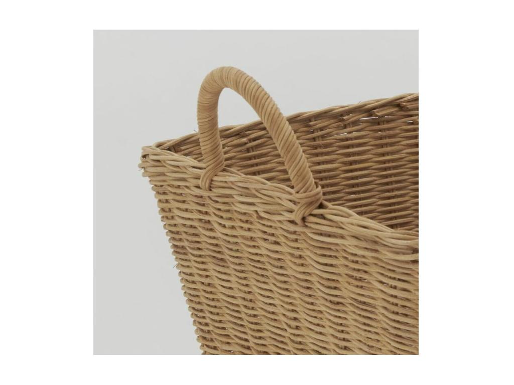 Rattan and wood trolley DXDL24841