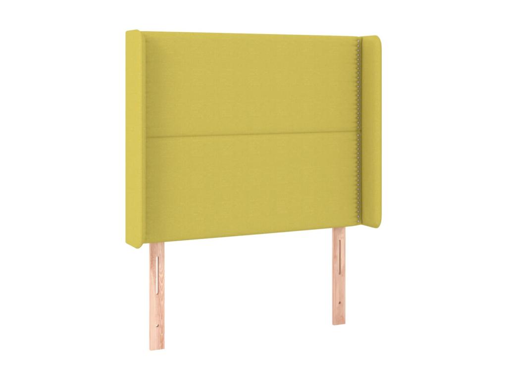 Green LED Headboard 83x16x118/128 cm Fabric DCTF56294