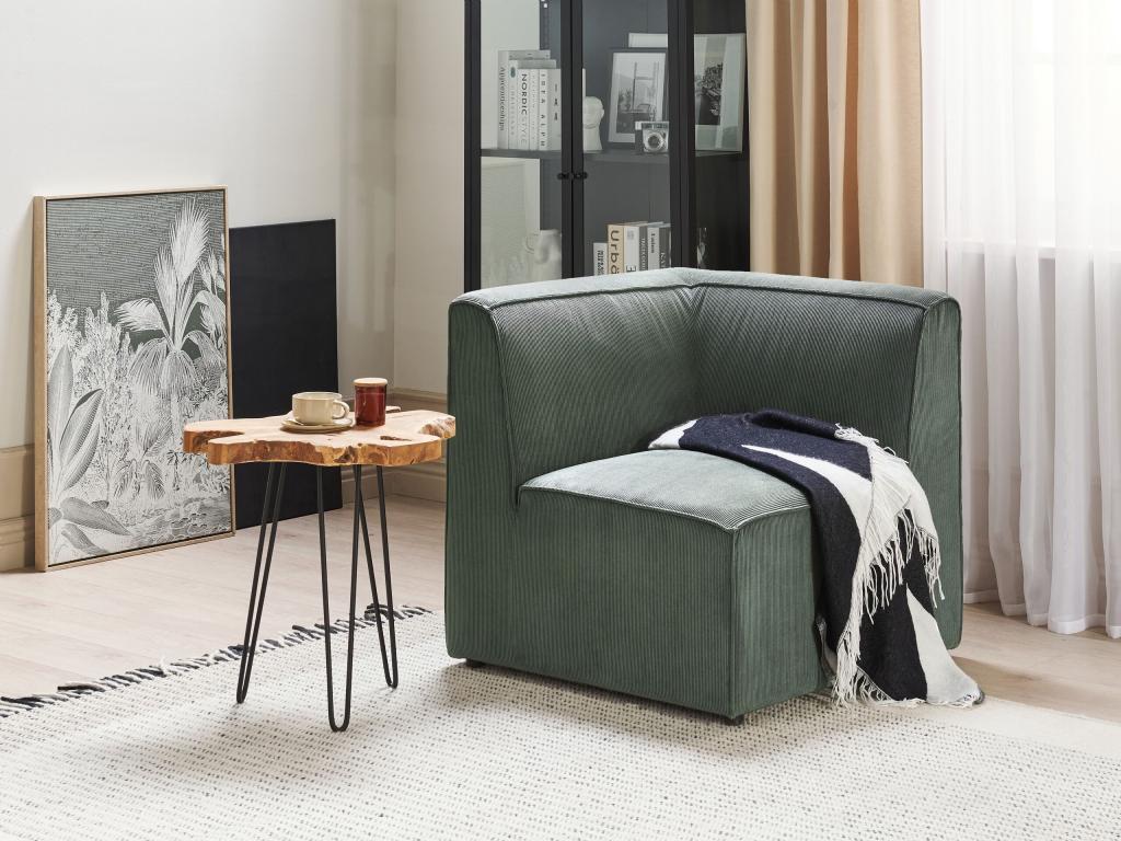 Lysvia Corner Module Corduroy Dark Green XDDA84056