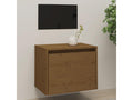 Wall cabinet, honey brown, 45x30x35 cm, solid pine wood, XTGB87824
