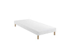 White upholstered bed base 15 cm Constellation - 80x190 WKUZ39701