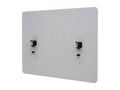 Elariva-G75 Acoustic Partition Wall for Offices, Visual Protection Fabric Panel - 75x60cm Grey OKQK23388
