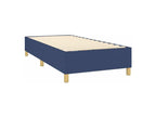 Bed base with mattress and LED light, blue, 90x190 cm, fabric, SNLA49652