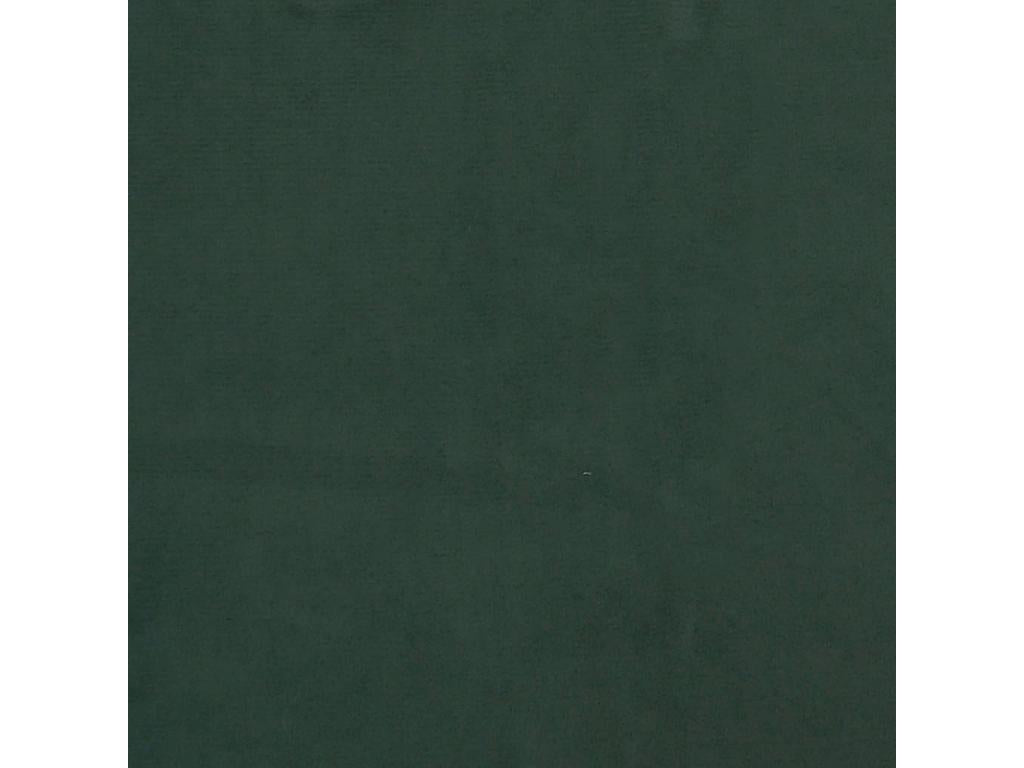 Upholstered bed base and mattress, dark green, 160x200cm, velvet, NQPJ89963