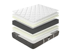 20cm Mattress, Duvet and Pillow, Firm High-Density Foam, Summer/Winter Side, 90x190cm, GQSB36428
