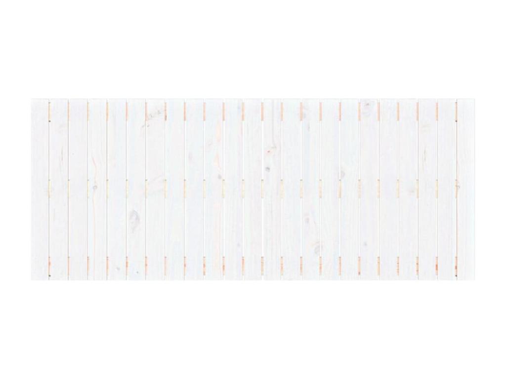 Wall-mounted headboard, white, 147x3x60 cm, solid pine wood, XOXG82351
