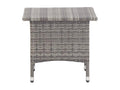 Lysvia Premium - Grey Tea Table 50x50x47 cm Woven Resin QIGE78863