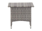 Lysvia Premium - Grey Tea Table 50x50x47 cm Woven Resin QIGE78863