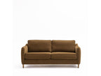 Elariva - Express 2-seater convertible sofa in fabric - Bronze VECF79326