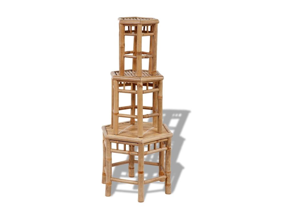 Elariva 3-piece garden stools ZDAD45705