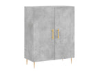 High sideboard, concrete grey, 69.5x34x180 cm, engineered wood, KDGF52248