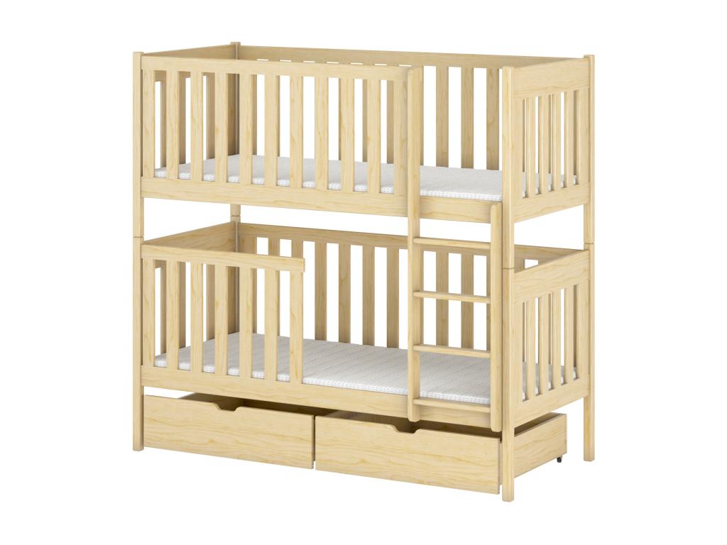 BB001 Bunk Beds 80x160 cm Beige NNBQ33824