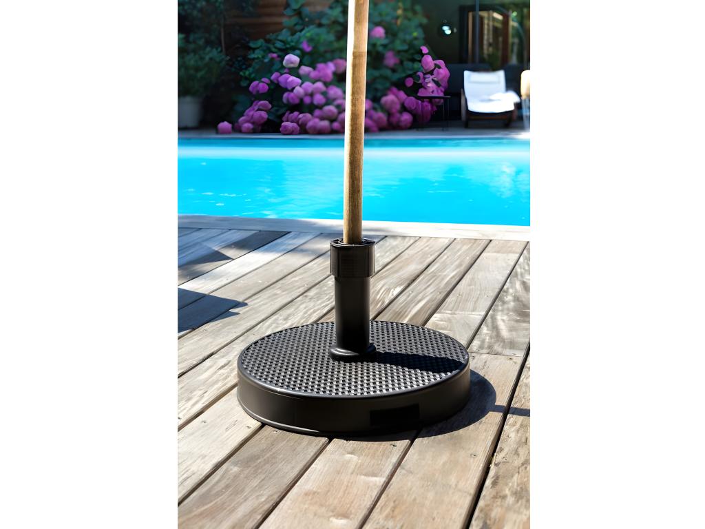 Round parasol base - 48.5x31 cm - Concrete - Braided KRDP19580