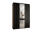 7-Door Sliding Wardrobe 235.2/170/45 3 Doors Black/Black/Black RNCF82858
